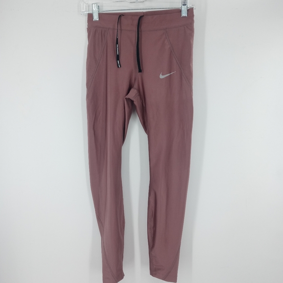 Nike Women's Power Speed 7/8 Tights Mauve Small - Picture 6 of 16